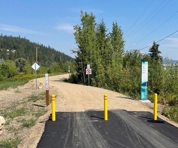 Another Section of the Splatsin te Secwépemc / Shuswap North Okanagan Rail Trail Opens Between Grindrod and Enderby